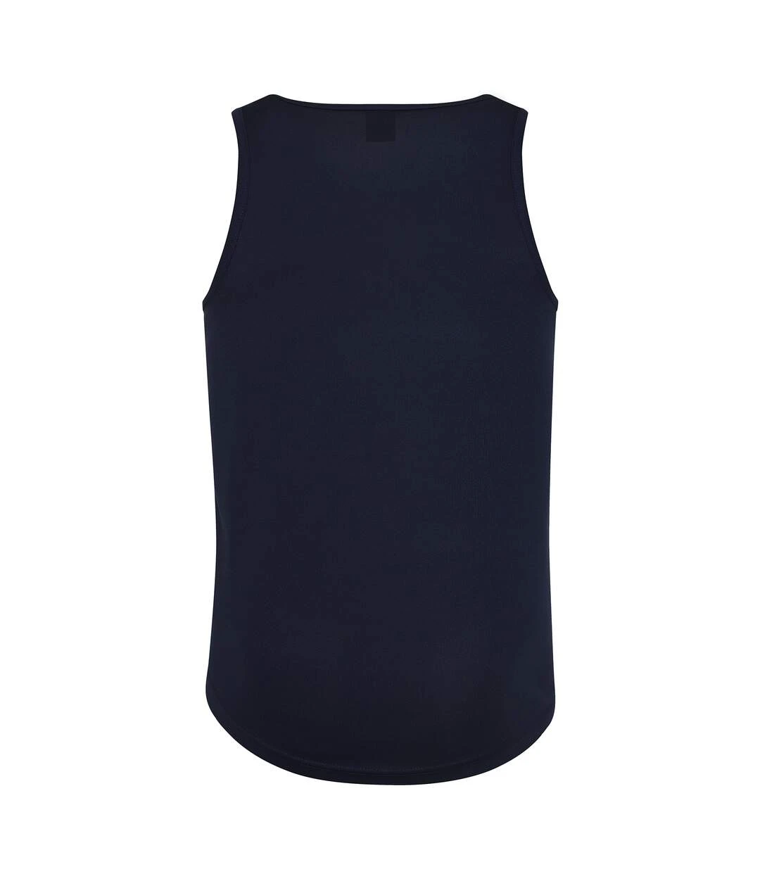 Just Cool Mens Sports Gym Plain Tank/Vest Top (French Navy) 4 Just Cool Mens Sports Gym Plain Tank/Vest Top (French Navy) - Image 2