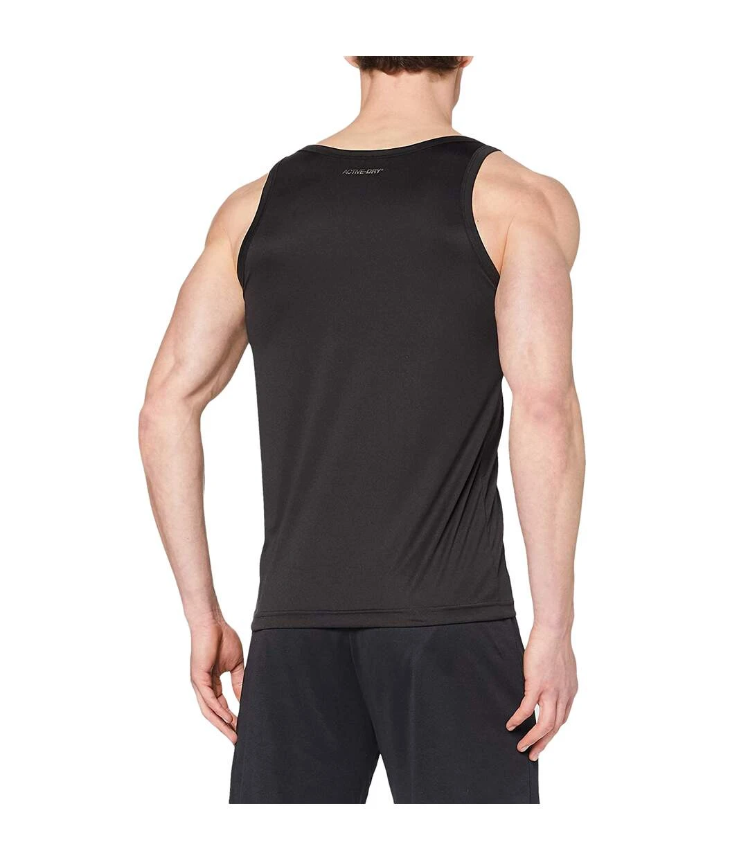 Stedman Mens Active Poly Sports Vest (Black Opal) 4 Stedman Mens Active Poly Sports Vest (Black Opal) - Image 2