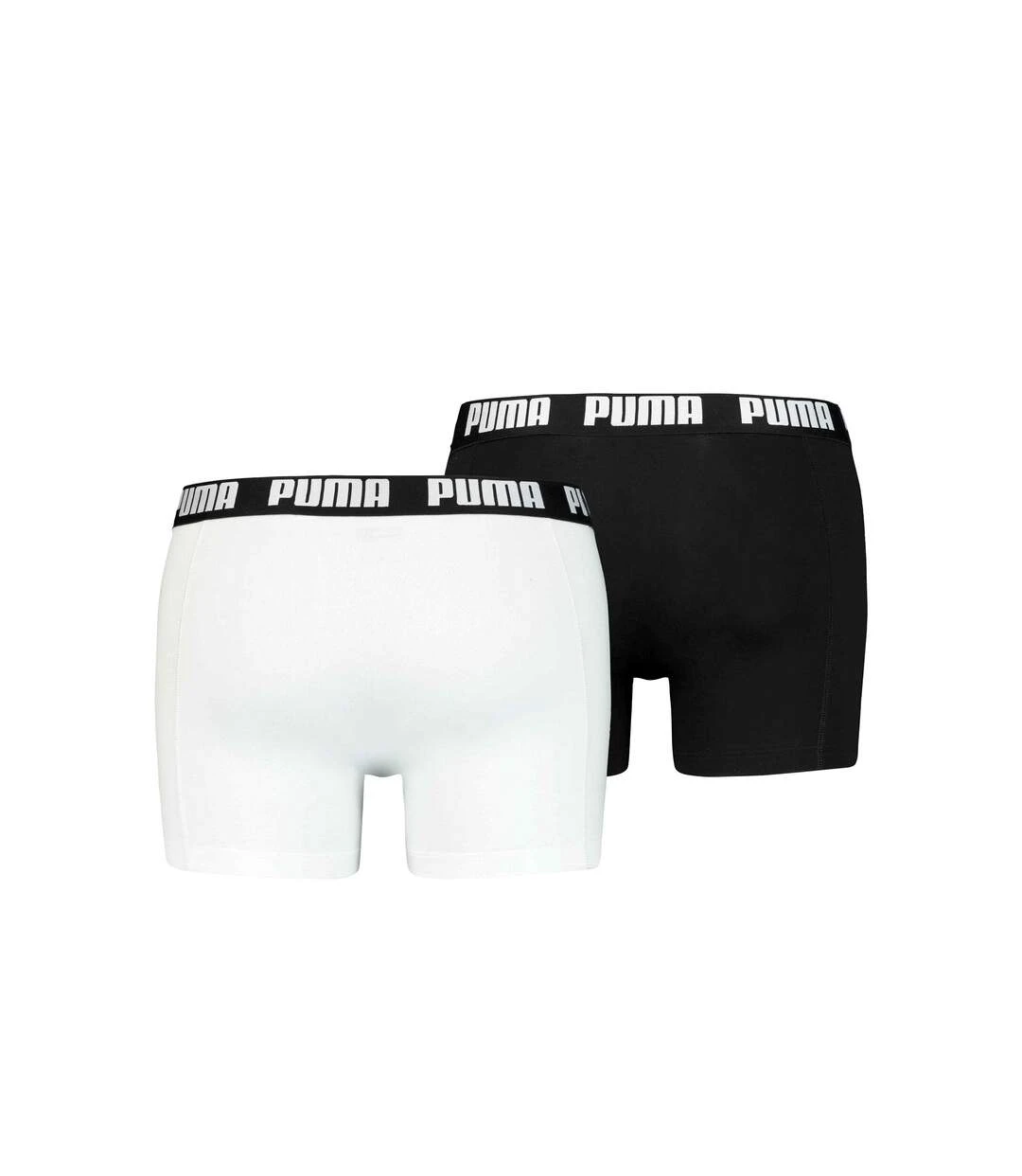 Puma Mens Basic Boxer Shorts (Pack Of 2) (Black/White) 3 Puma Mens Basic Boxer Shorts (Pack Of 2) (Black/White)