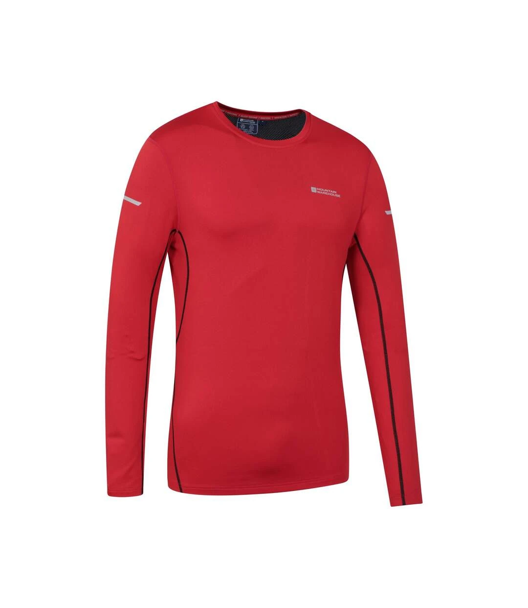 Mountain Warehouse Mens Vault Recycled Top (Active Red) 5 Mountain Warehouse Mens Vault Recycled Top (Active Red) - Image 3