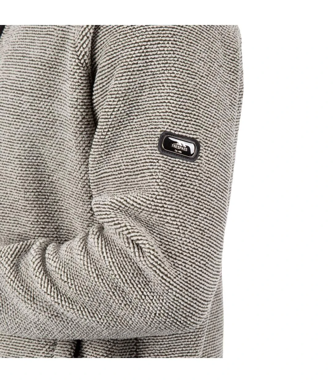 Trespass Mens Salo Fleece (Beige) 5 Trespass Mens Salo Fleece (Beige) - Image 3