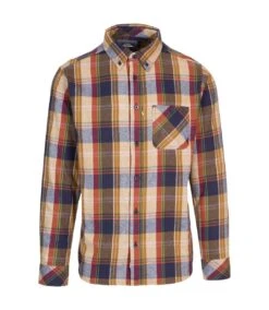 Trespass Mens Parkfordley Checked Shirt (Sandstone)