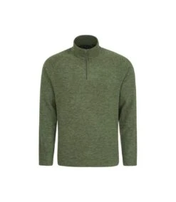 Mountain Warehouse Mens Snowdon Fleece Top (Khaki)