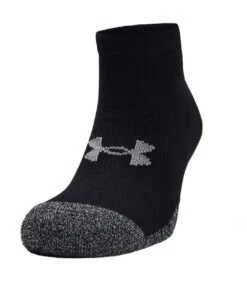 Under Armour Mens HeatGear Socks (Black/Steel Grey)