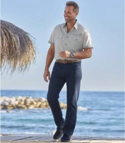 Men's Dark Blue Stretch Jeans -Featured Men'S Clothing Stores ac83361530d79e236229a1a118ae41d8