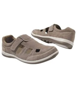 Men's Taupe Summer Moccasins
