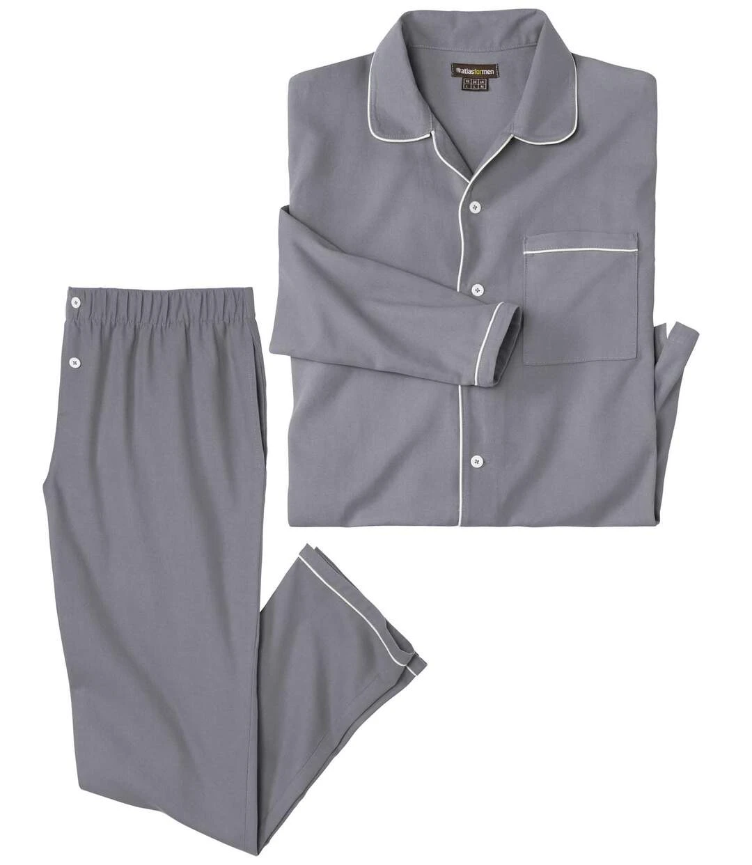 Men's Grey Flannel Pyjamas 3 Men's Grey Flannel Pyjamas