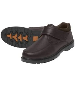 Men's Brown Split Leather Ankle Boots