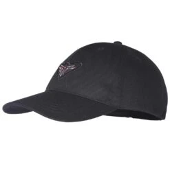 Men's Black Twill Eagle Cap