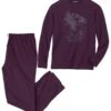Men's Eagle Print Pyjamas - Plum -Featured Men'S Clothing Stores b6537b05d228012d3f350267a748b293
