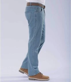 Men's Light Blue Regular Stretch Jeans -Featured Men'S Clothing Stores bac3f17713412498b77c2c34679436b0