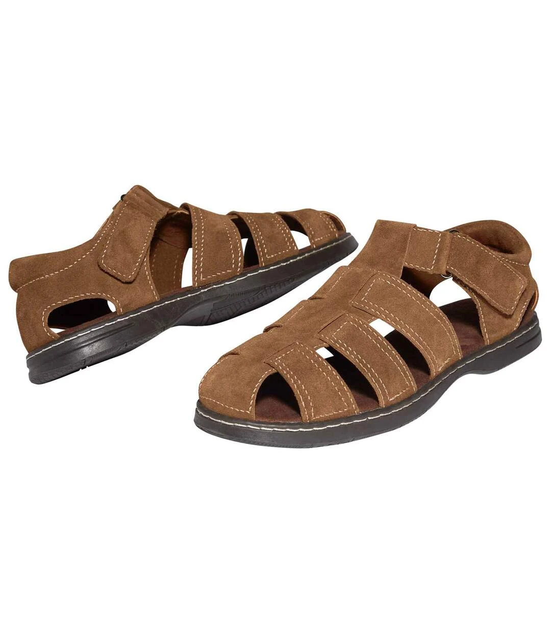 Men's Summer Moccasins - Light Brown 3 Men's Summer Moccasins - Light Brown