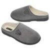 Men's Grey Faux-Suede Slippers 1 Men's Grey Faux-Suede Slippers -Featured Men'S Clothing Stores bf16824d93616ef2bbf146a6fc742475