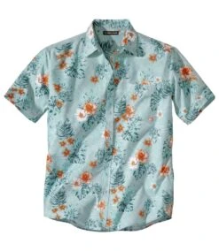 Men's Hawaiian Shirt - Sky Blue 9 Men's Hawaiian Shirt - Sky Blue -Featured Men'S Clothing Stores c07a5d5da0ff4facd60d40ad34ef011c