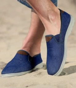 Men's Blue Elasticated Denim Loafers -Featured Men'S Clothing Stores c0ab1edfa741ff57b8729e524d413da8