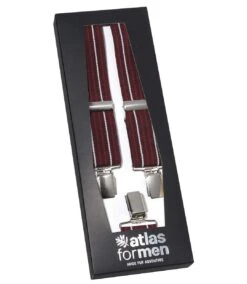 Men's Striped Burgundy Suspenders Gift Set -Featured Men'S Clothing Stores c22be708e940d66162f24967046cbcdd
