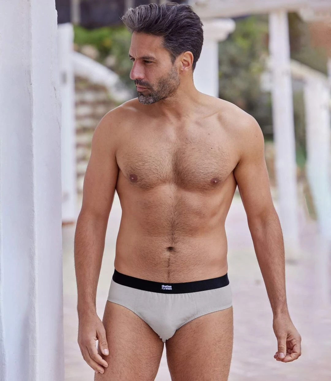 Pack Of 5 Men's Plain Briefs - Blue Black Red Grey 8 Pack Of 5 Men's Plain Briefs - Blue Black Red Grey - Image 6