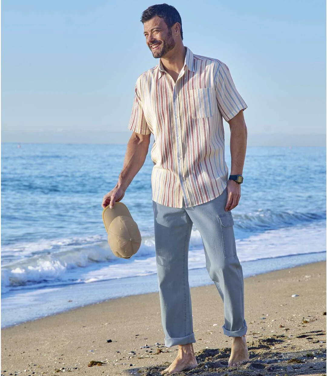 Men's Light Blue Cargo Jeans 5 Men's Light Blue Cargo Jeans - Image 3