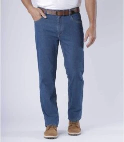 Men's Regular Stretch Summer Jeans - Light Blue -Featured Men'S Clothing Stores c5a9d928d76eacb04efc0ce84d4d2179