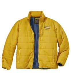 Men's Multipocket Puffer Jacket - Yellow -Featured Men'S Clothing Stores c8e00a7409f8010f62b51c92a9404f6d