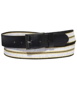 Men's Striped Money Belt