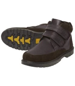 Men's Brown Sherpa-Lined Ankle Boots
