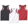 Pack Of 3 Men's Sport Tank Tops - Red Black White 1 Pack Of 3 Men's Sport Tank Tops - Red Black White -Featured Men'S Clothing Stores d3e454ecf361169bfce07cda0af8adcf
