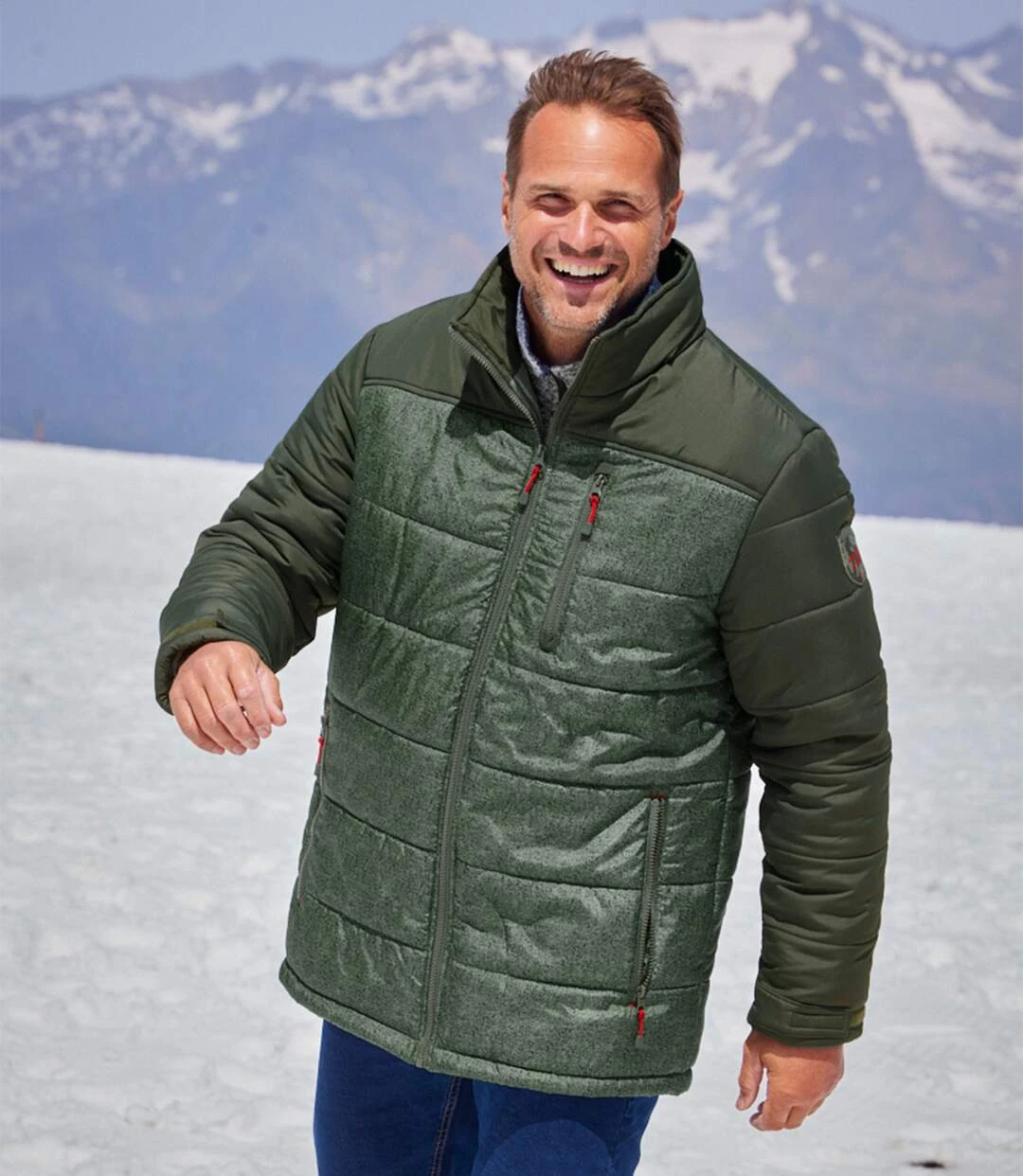 Men's Green Puffer Jacket 10 Men's Green Puffer Jacket - Image 8