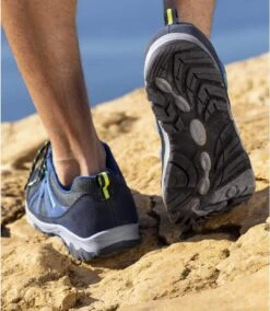Men's Water-Repellent Multi-Activity Shoes - Blue Grey -Featured Men'S Clothing Stores d7578a3350b60a3239be09c0ef54bfa9