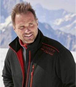 Men's Microfleece-Lined Softshell Jacket - Black 11 Men's Microfleece-Lined Softshell Jacket - Black -Featured Men'S Clothing Stores d8d16b410564bddb85233105c1e91047