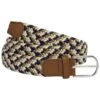 Men's Braided Belt - Beige Brown Navy -Featured Men'S Clothing Stores db563ec28ac538081463332a0f99c552