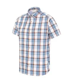 Mountain Warehouse Mens Cotton Shirt (Blue) 9 Mountain Warehouse Mens Cotton Shirt (Blue) -Featured Men'S Clothing Stores dc27ffad4c9e5befef9e52a9182bd45a
