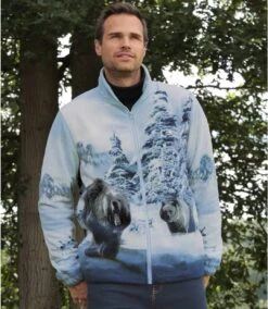 Men's Full Zip Fleece Jacket - Ice Blue 10 Men's Full Zip Fleece Jacket - Ice Blue -Featured Men'S Clothing Stores e19d519490a7c8031f5b35de8374f87c