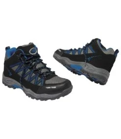 Men's Black And Grey All-Terrain Hiking Boots
