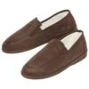 Men's Classic Sherpa-Lined Slippers - Brown 1 Men's Classic Sherpa-Lined Slippers - Brown -Featured Men'S Clothing Stores e82eec51efa1877406a8687eb0f45db7