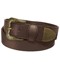Men's Brown Split Leather Belt