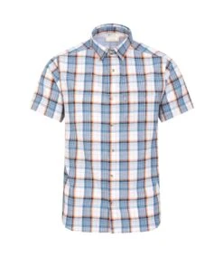 Mountain Warehouse Mens Cotton Shirt (Blue)
