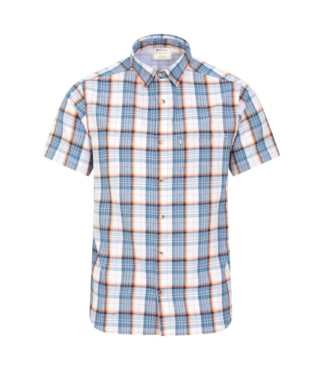 Mountain Warehouse Mens Cotton Shirt (Blue) 3 Mountain Warehouse Mens Cotton Shirt (Blue)