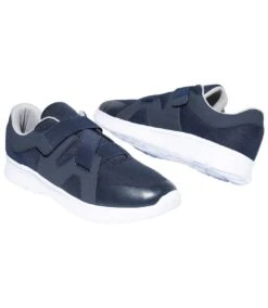 Men's Hook-and-Loop Sneakers - Navy