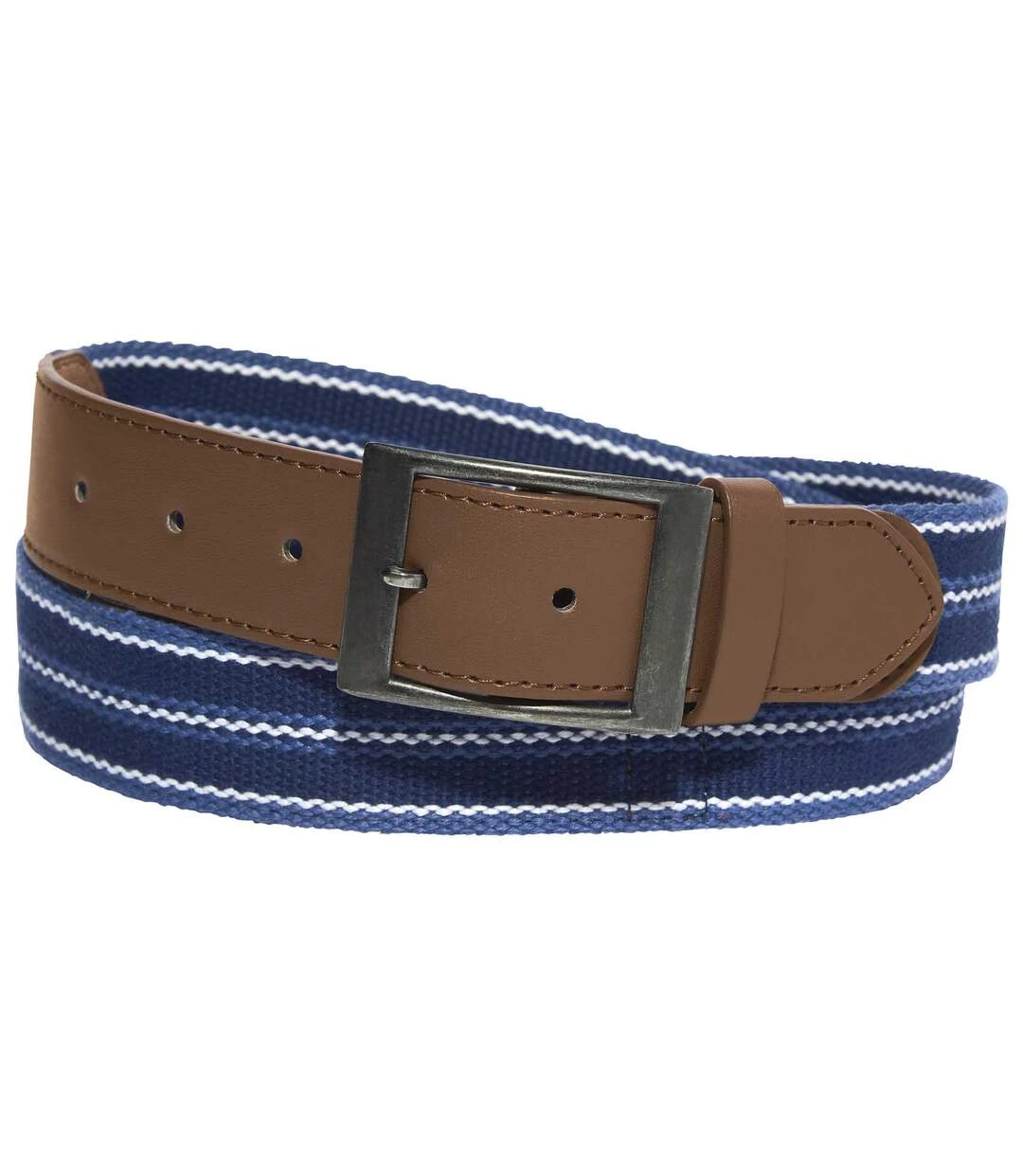 Men's Blue Striped Money Belt 3 Men's Blue Striped Money Belt