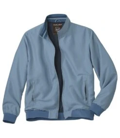 Men's Blue Microfibre Full-Zip Summer Jacket - Water-Repellent 5 Men's Blue Microfibre Full-Zip Summer Jacket - Water-Repellent -Featured Men'S Clothing Stores f4c5ca4f80a5425879ef1fc9dca0e335