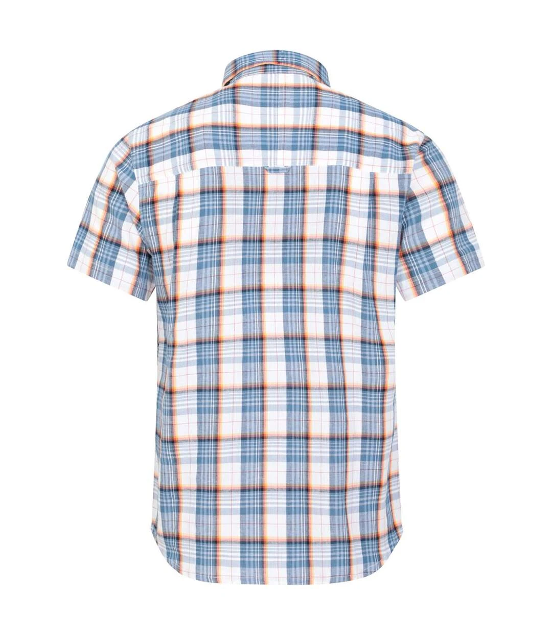 Mountain Warehouse Mens Cotton Shirt (Blue) 4 Mountain Warehouse Mens Cotton Shirt (Blue) - Image 2