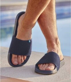 Men's Navy Beach Slides -Featured Men'S Clothing Stores f80f16d27752d5f407fd041043a430aa