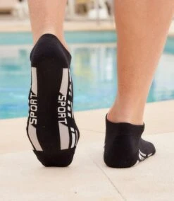 Pack Of 4 Pairs Of Men's Sneaker Socks - Blue White Grey Black -Featured Men'S Clothing Stores fa1fc021bb14cff57fe1da94b2b13bd0