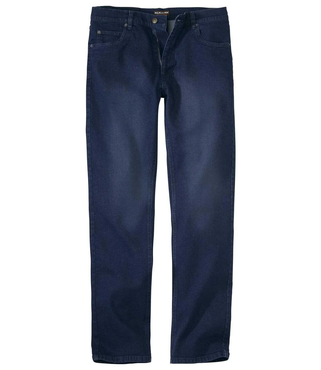 Men's Blue Stretch Regular Jeans 4 Men's Blue Stretch Regular Jeans - Image 2